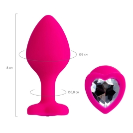 Анальные пробки ToDo Diamond Heart