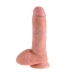 Фаллос King Cock 8" with Balls, Pipedream