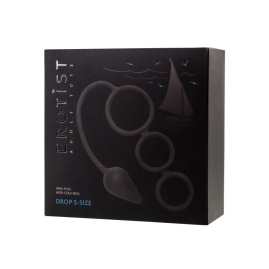 Эрекционные кольца с анальной пробкой Erotist Drop